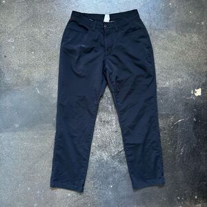 Under Armour Faded Black Pants Size 29x29.5 Polyester Blend Very Used